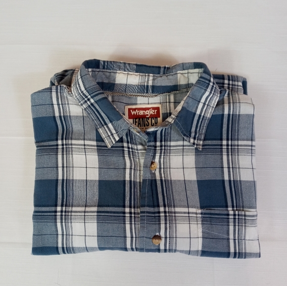 Wrangler shirt men's Sz M - Picture 2 of 5